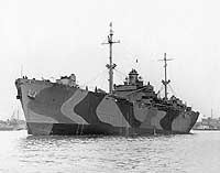Photo # NH 106329:  USS Cebu off Baltimore, Maryland, 18 April 1944