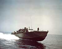 Photo # 80-G-K-3911:  USS PT-332 operating at high speed off New York, 20 August 1943