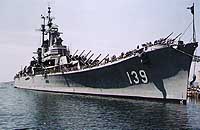 Photo # 80-G-K-11921:  USS Salem at Toulon, France, 18 June 1951