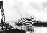 Photo # 19-N-1733:  USS West Mahomet in port, circa November 1918