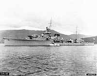 Photo # 19-N-9957:  Japanese light cruiser Yubari, 1924