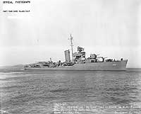 Photo # 19-N-38244:  USS Wilson off the Mare Island Navy Yard, 2 December 1942