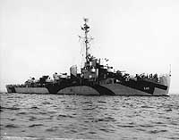 Photo # 19-N-69699:  USS John M. Bermingham off Boston, Mass., 15 August 1944