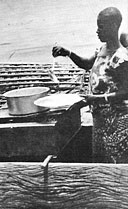 Cooking at the 'Water Village'
