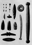 Plate 2--Neolithic stone implements