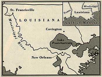 Image: Map of Louisiana